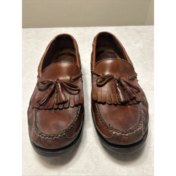 Sperry Top-Sider Shoes Men’s Size 13 M Brown Wetlands Loafer Leather Kiltie - Picture 2 of 10